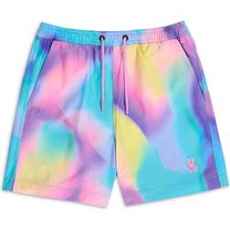 Psycho Bunny Kids Tyler Print Swim Trunk - Violet