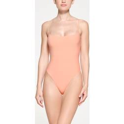 SKIMS Cami Bodysuit Orange Fits Everybody