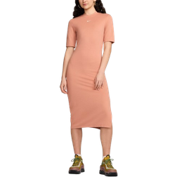 Nike Sportswear Essential Women's Tight Midi Dress - Terra Blush/Sail