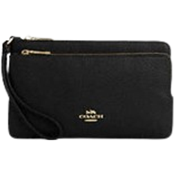 Coach Double Zip Wallet - Gold/Black