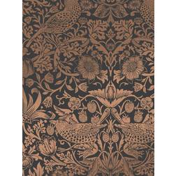 William Morris At Home Strawberry Thief Fibrous Charcoal