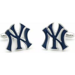 Charles William Elegant New York Cufflinks - Silver/Blue