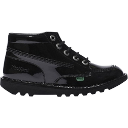 Kickers Youth Kick Hi Patent Leather - Black