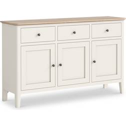 Roseland Furniture Penrose Large Coconut White Sideboard 130x80cm