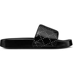 Tory Burch Double T Pool Slide - Nero