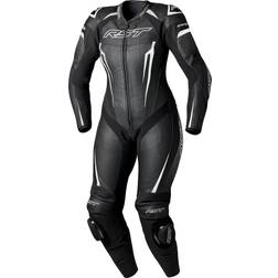 Rst TracTech Evo 5 Leather Suit - Black/Grey/Turquoise Woman