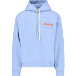 Marni Logo Hoodie - Light Blue