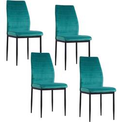 HTI-Living Madison Green Esszimmerstuhl 96cm 4Stk.