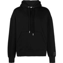 Ami Paris De Coeur Drawstring Hoodie - Jet Black