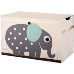 3 Sprouts Opbevaringskasse Med Låg Elephant