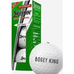 Srixon Soft Feel - Golfbolde med Tekst (3-pack)