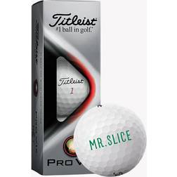 Titleist Pro V1X - Golfbolde med Tekst (3-pack)