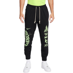 Nike Ja Standard Issue Men's Dri-FIT Jogger Basketball Pants - Black/Lime Blast