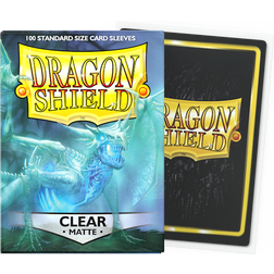 Dragon Shield Clear Matte 100 Sleeves Standard Size