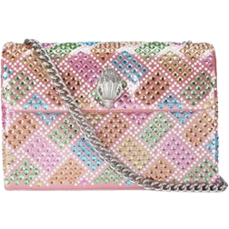 Kurt Geiger Medium Crystal Kensington Bag - Pink Combination