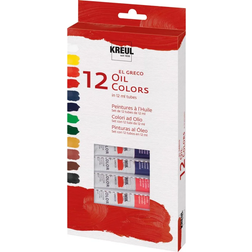 Kreul El Greco Oil Colors 12 Set