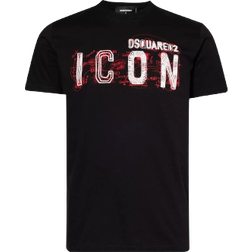 DSquared2 Icon Logo Print T-shirt - Black