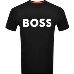 BOSS Thinking Logo T Shirt Black