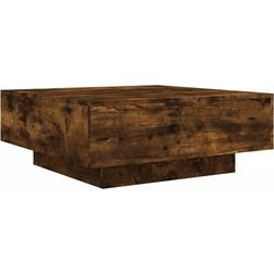 vidaXL 836592 Smoked Oak Soffbord 80x80cm