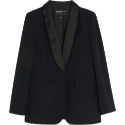 River Island Shawl Collar Tux Blazer - Black