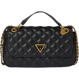 Guess Giully Quilted Seams Model Handbag - Black