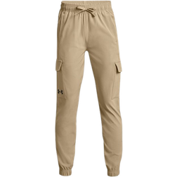 Under Armour Boy's Pennant Woven Cargo Pants - City Khaki/Black