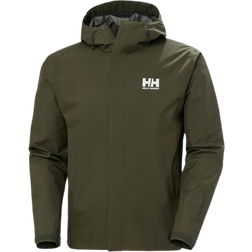 Helly Hansen Men's Seven J Rain Jacket - Utility Gre Green