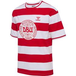 Hummel DBU Fan 2024 Stribet T-shirt børn