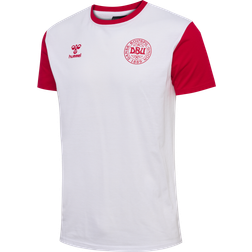 Hummel DBU Fan 2024 Block T-shirt - Hvid/Rød