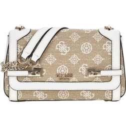 Guess Loralee 4g Peony Crossbody - White Multi