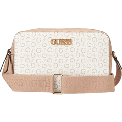 Guess Artemis Mini Double Zip Crossbody - Pink