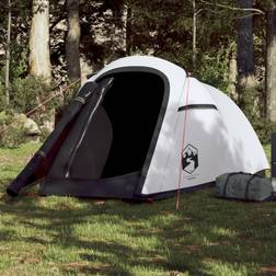 vidaXL Campingtält Tunnel 2 Personer Vit