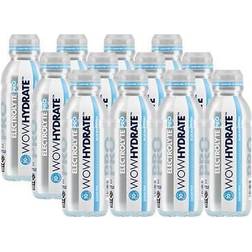 WOW Hydrate Electrolyte Blue Raspberry 500ml 12 pcs