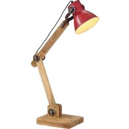 vidaXL 371841 Dark Red Bordlampe 96cm