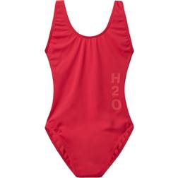 H2O Badedragt Tornø Logo Swim Suit Red
