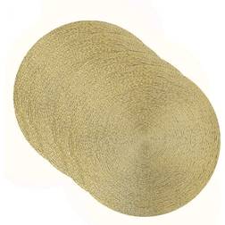 Dainty Home Regency Place Mat Gold (38.1x38.1cm)