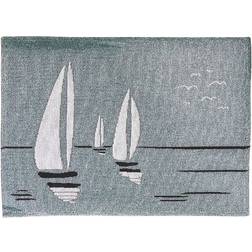 IH Casa Decor Sailboat Tapestry Place Mat Blue (45.7x33cm)