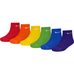 Nike Dri-Fit Performance Basic Crew Socks 6-pack - Multi (UN0019-E69)