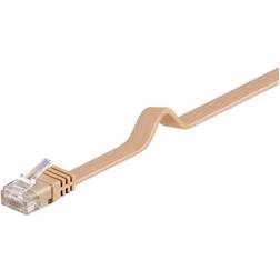 Goobay Flat U/UTP Cat6 RJ45 - RJ45 M-M 10m