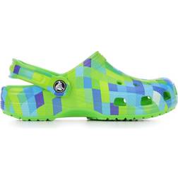 Crocs Kid's Classic Digi Block - Green Slime