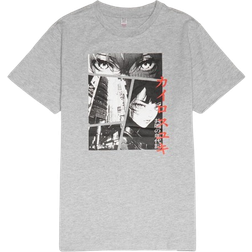 Mister Tee Kid's Manga Comic Tee - Heather Grey