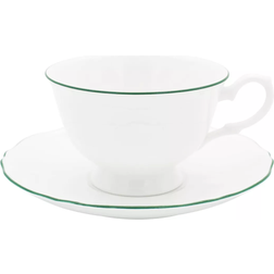 Amelie Forest Green Rim Tazza 23.7cl