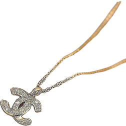 Fyndiq Cc Pendant Necklace - Silver/Gold
