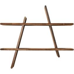 Andersen Furniture Large Smoked Oiled Ash Estantería de Pared 78cm