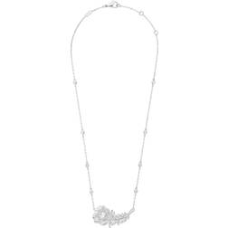Boucheron Plume De Paon Pendant Necklaces - White Gold/Diamonds