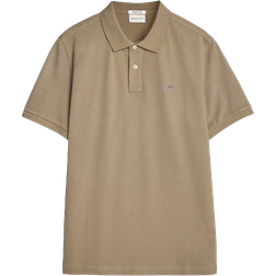 Gant Regular Fit Shield Pique olo Shirt - Dried Clay