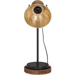 vidaXL 371943 Antique Brass/Black Bordslampa 50cm