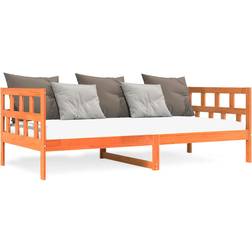 vidaXL 844409 Golden Brown Sofa 203.5cm 3 personers