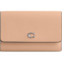 Coach Essential Medium Flap Wallet - Lh/Buff