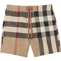 Burberry Men's Check Swim Shorts - Archive Beige